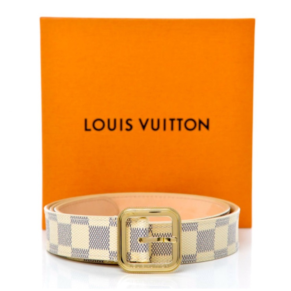 Louis Vuitton Damier Azur Tresor Belt